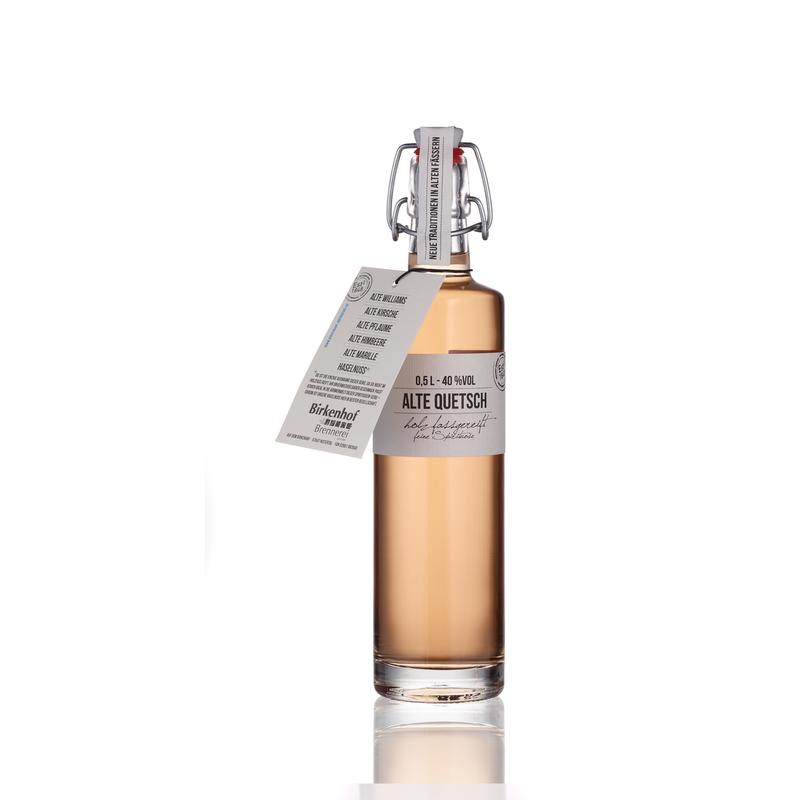 Alte Quetsch (Pflaume) - Feine Spirituose im Cognacfass gereift - Birkenhof Brennerei - 40% Vol. - 500ml