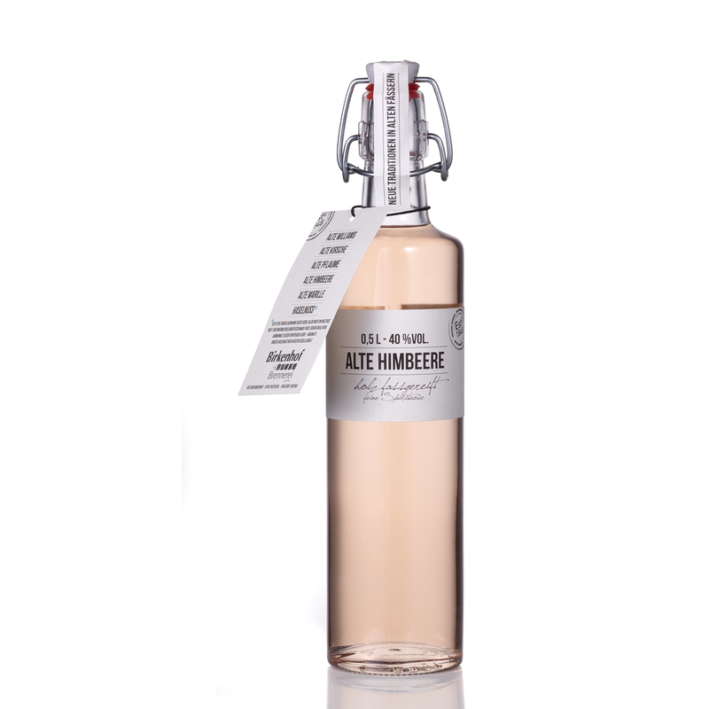 Alte Himbeere - Feine Spirituose im Cognacfass gereift - Birkenhof Brennerei - 40% Vol. - 500ml