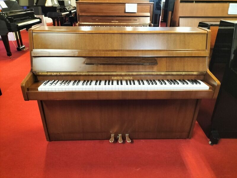 Piano droit d'étude Furstein Farfisa Petit piano acoustique italien en bois foncé