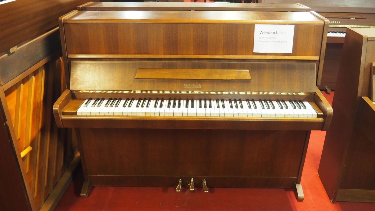 Piano droit Weinbach d'occasion