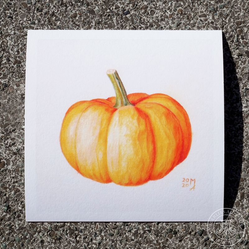Giclée Print 15x15 cm „Pumpkin“