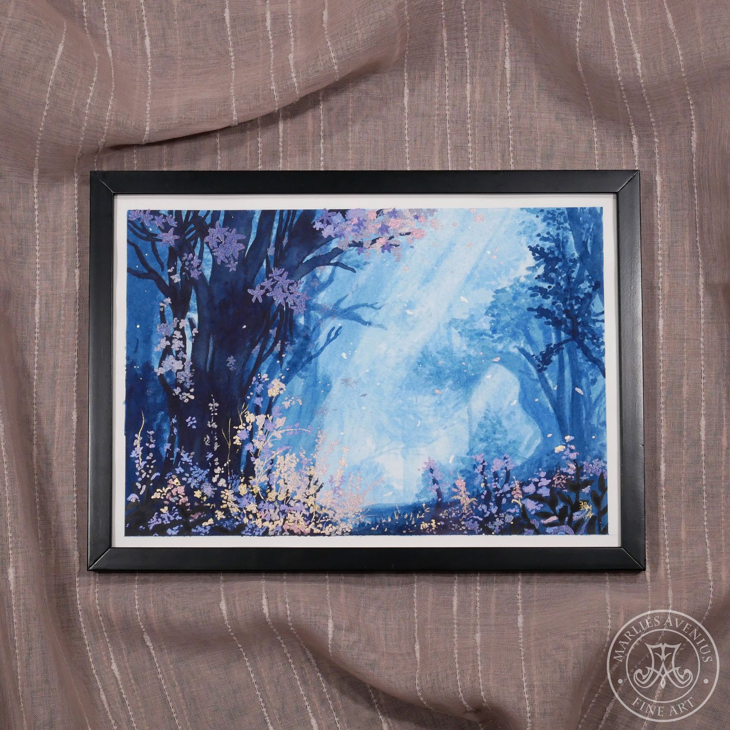 Aquarell „Zauberwald“ 21 x 29,7 cm (DIN A4) | Original