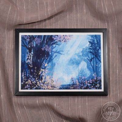 Aquarell „Zauberwald“ 21 x 29,7 cm (DIN A4) | Original