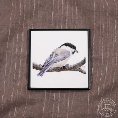 Giclée Print 15x15 cm „Sumpfmeise“