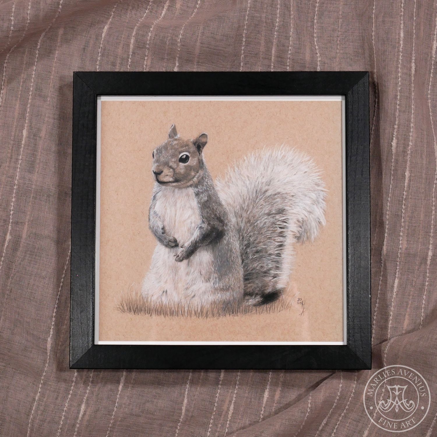 Giclée Print 20x20 cm „Eichhörnchen“
