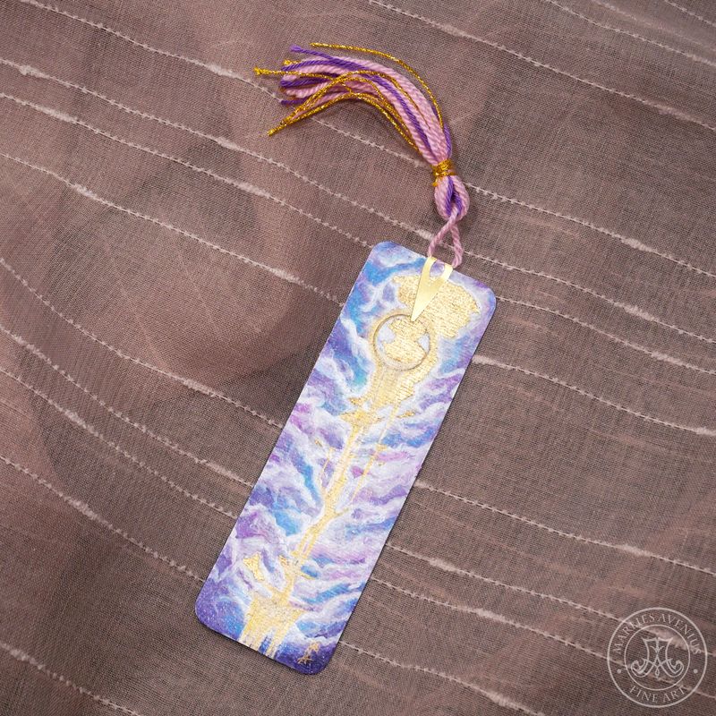 Hand-painted bookmark | Lesezeichen "In a Dream"