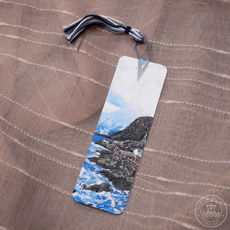 Hand-painted bookmark | Lesezeichen "Lofoten"
