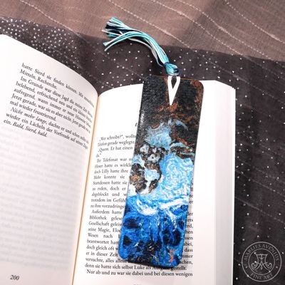 Hand-painted bookmark | Lesezeichen "The Surf"