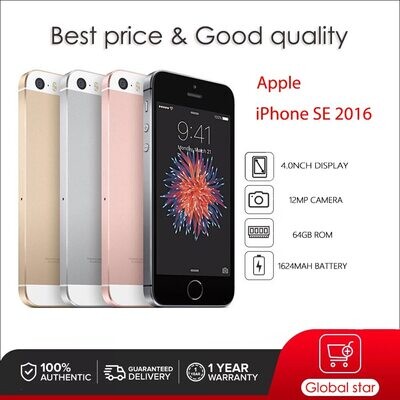 64GB Original unlock Apple iPhone SE 2016 Dual-core Ios 9 12MP Fingerprint Smartphone