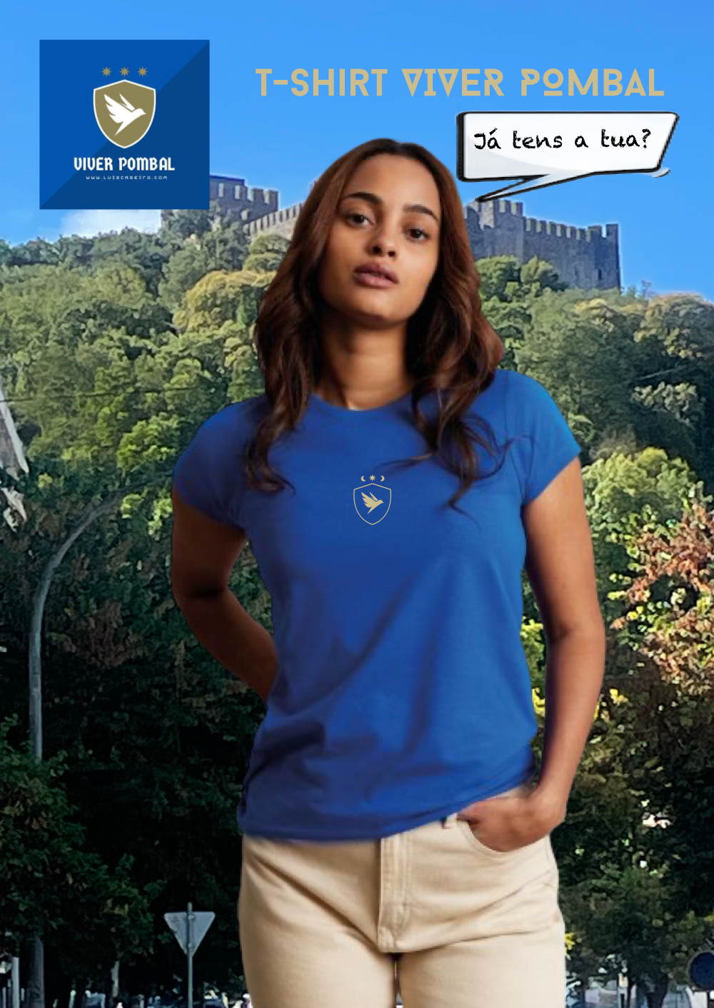 T-Shirt ViverPombal Senhora
