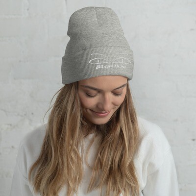 All eyes on me Cuffed Beanie