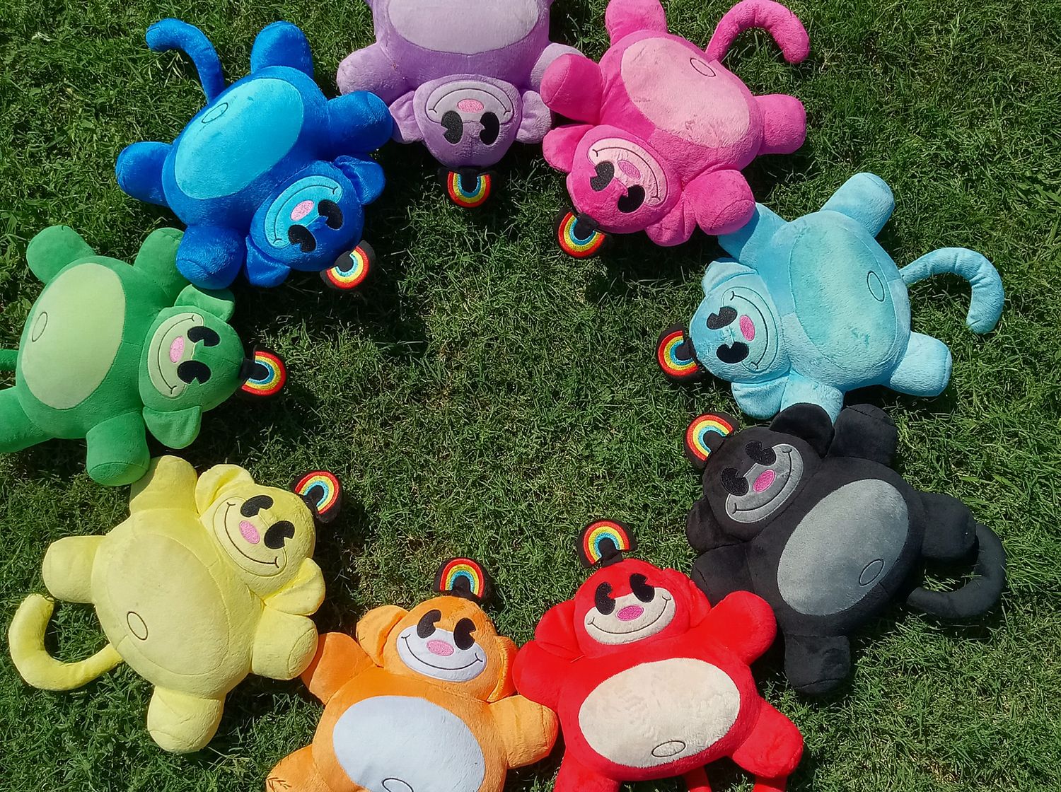 Rainbow Monkeys |Codename Kids Next Door| 13inch Handmade Plush Toys Cartoon Network