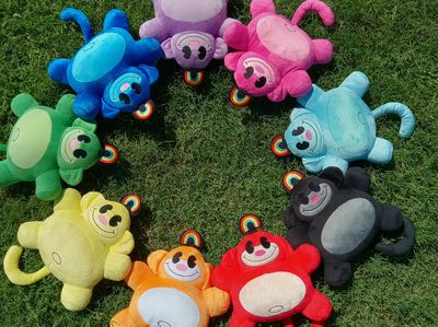 Rainbow Monkeys |Codename Kids Next Door| 13inch Handmade Plush Toys Cartoon Network