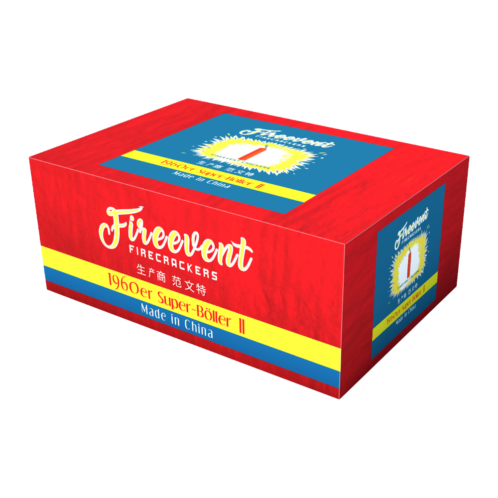 FireEvent 1960er – China Böller Super II – Schinken