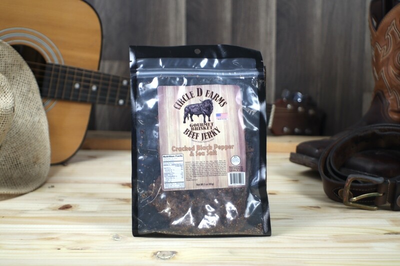 Cracked Black Pepper &amp; Sea Salt Beef Jerky