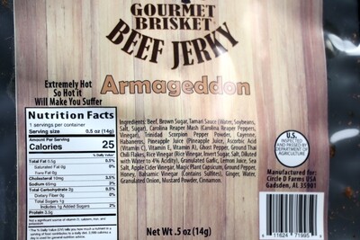 Armageddon Beef Jerky