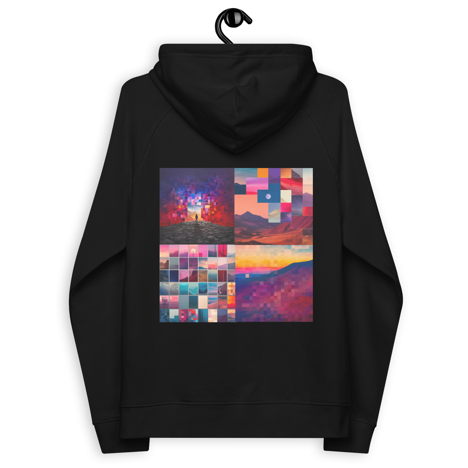 Unisex eco raglan hoodie