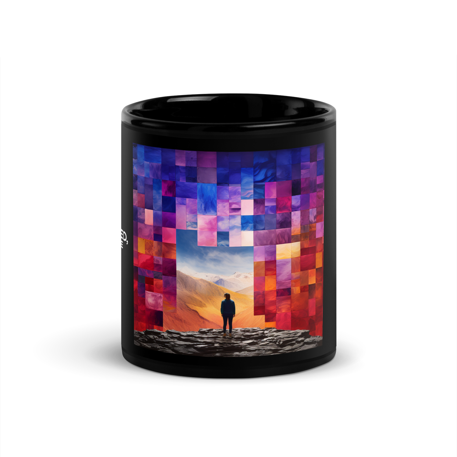 Black Glossy Mug