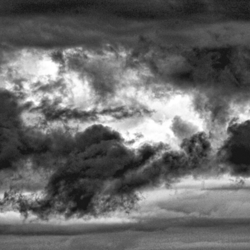 # Ciel dans la plaine, un soir d'orage, 1 - 40x50