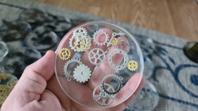 Epoxy Resin Gear Coasters