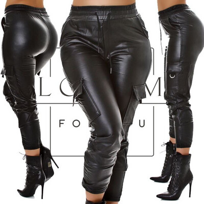 Flori Me Sexy Cargo Hose Lederimitat