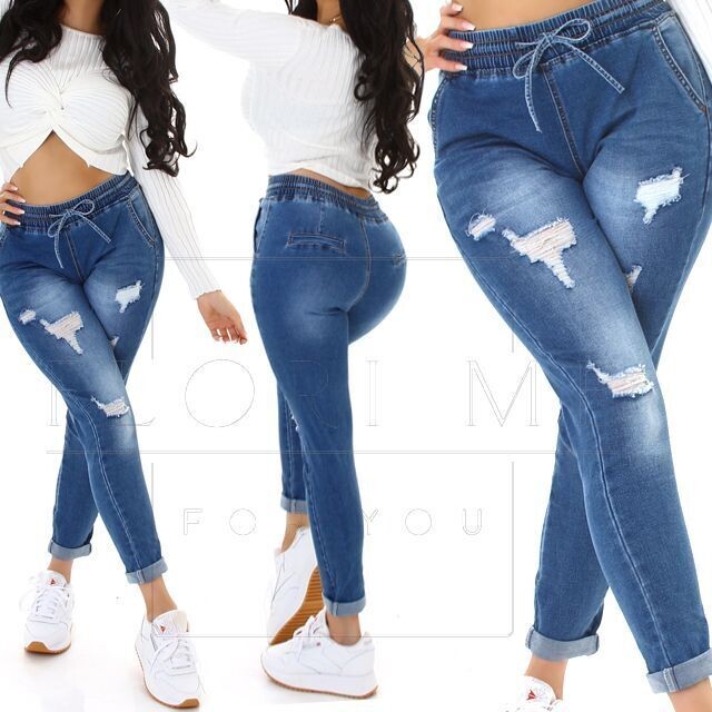 Sexy Jeans  Curvy Destroyed