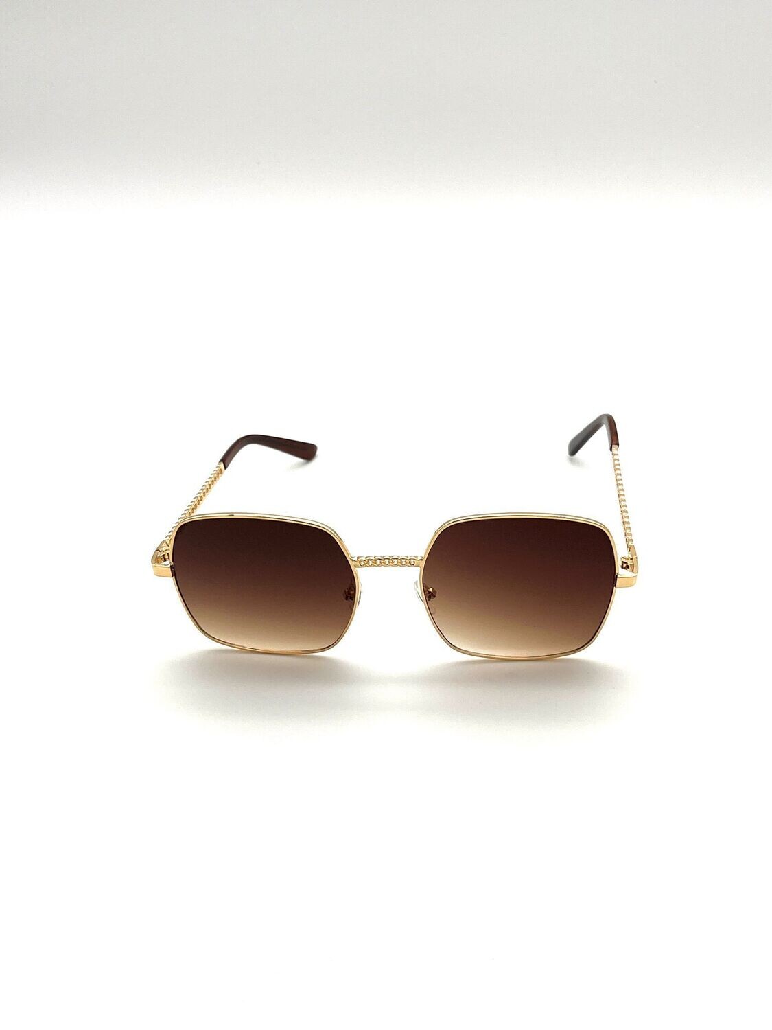 Sonnenbrille braun