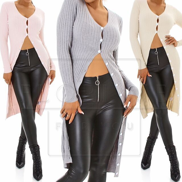 Sexy Cardigan mit Knöpfen