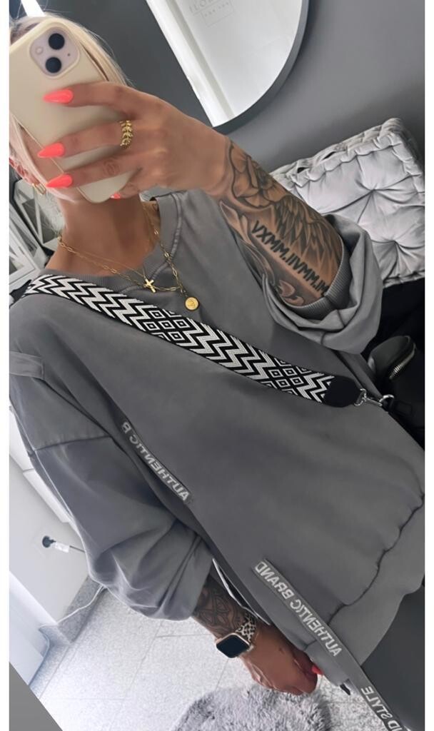 Sexy Oversize Shirt mit Bändel