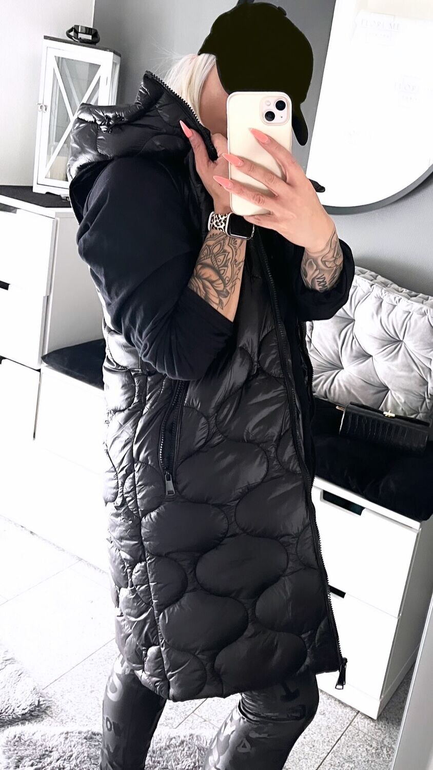 Sexy Stepp Weste mit Kapuze