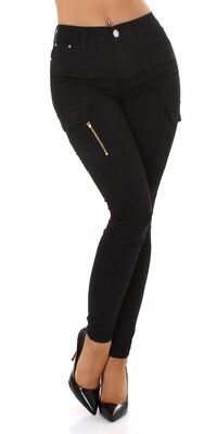 Flori Me High Waist Jeans Cargo Look