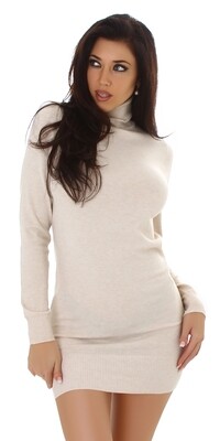 Sexy Feinripp LongPulli / Strickkleid
