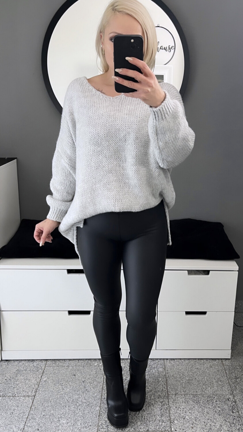 Flori Me High Waist Leggings Lederoptik matt