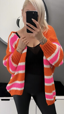 Flori me Cardigan im Streifenlook