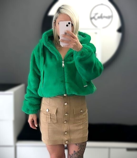 Sexy High Waist Rock Wildlederimitat