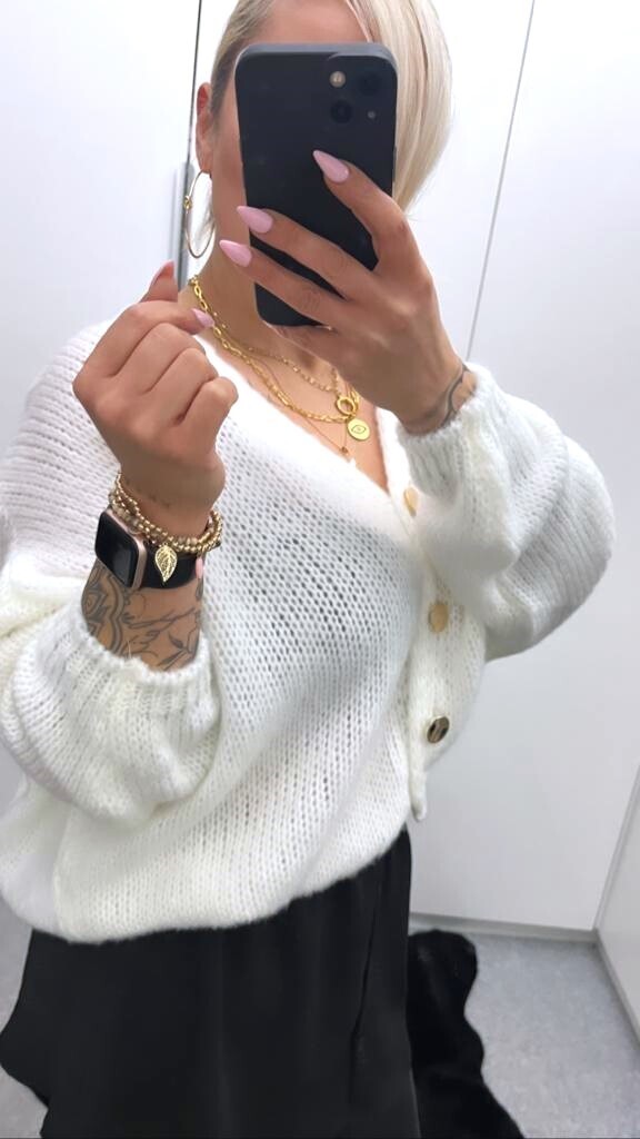 Flori Me Cardigan mit Knöpfen