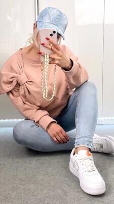 Sweatshirt mit Schleife