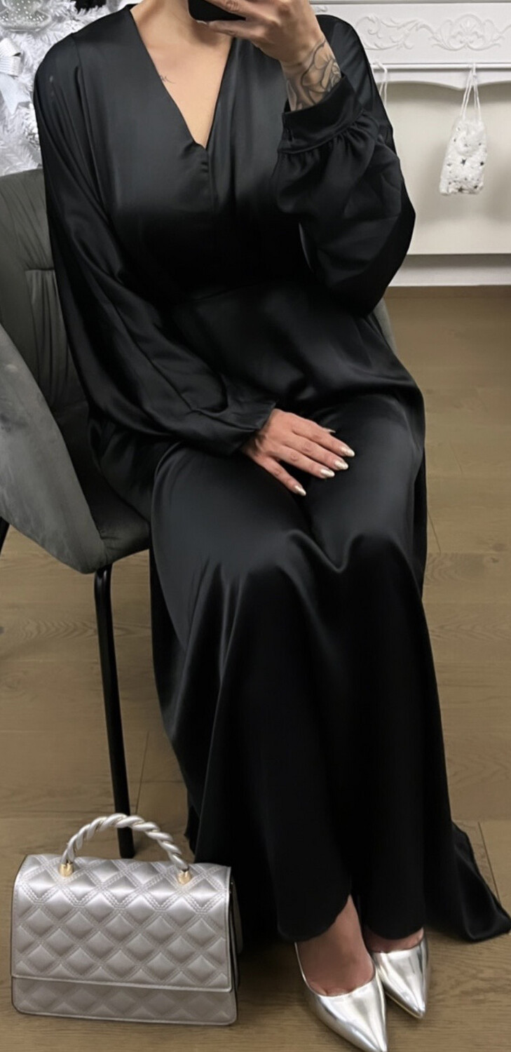 Flori Me Abendkleid Satin Optik