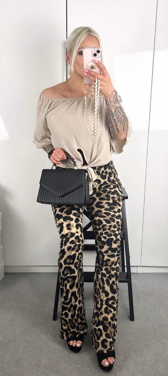 Damen Bluse kurzarm zum Knoten