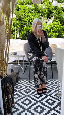Palazzo High Waist Sommer Hose