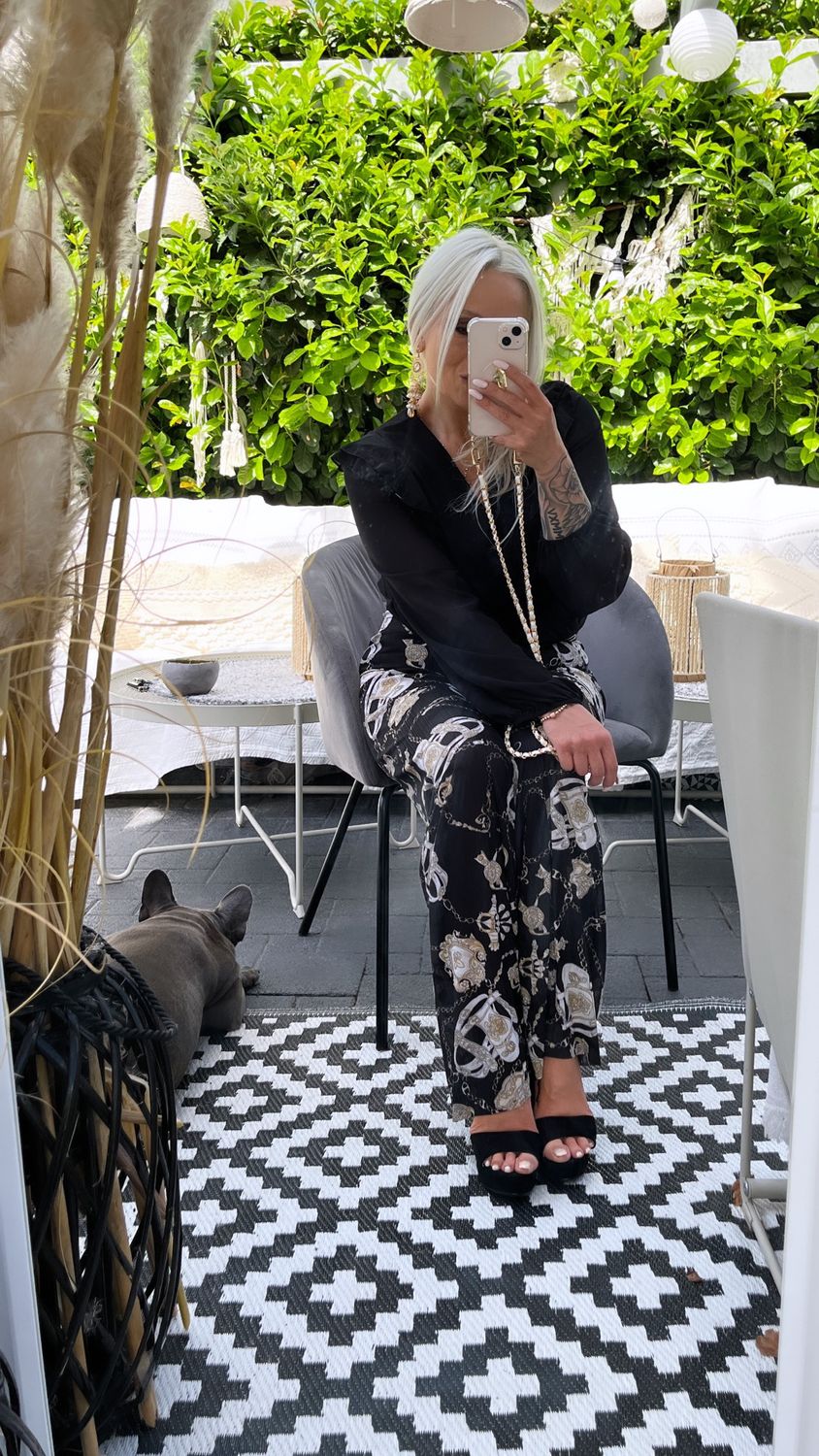 Palazzo High Waist Sommer Hose