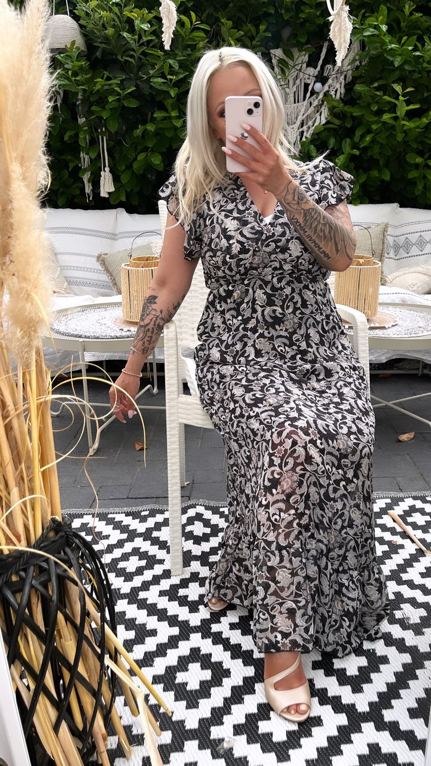 Maxi Kleid mit Flower Print