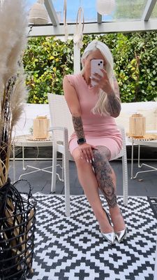 Bodycon Kleid Feinrippoptik