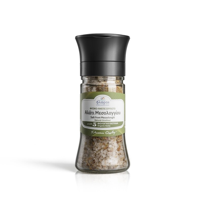 Meersalz mit 5 Bio-Kräutern 100 gr.