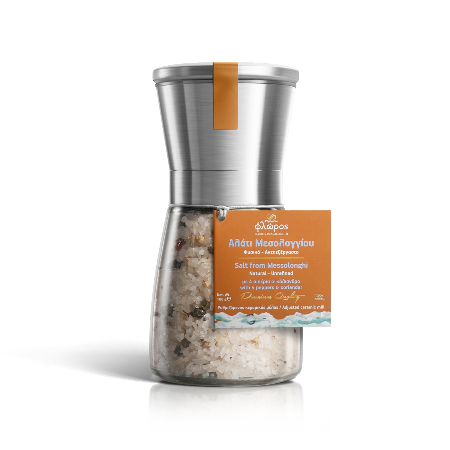 Meersalz mit 4 Pfefferschoten und Koriander 180 gr.