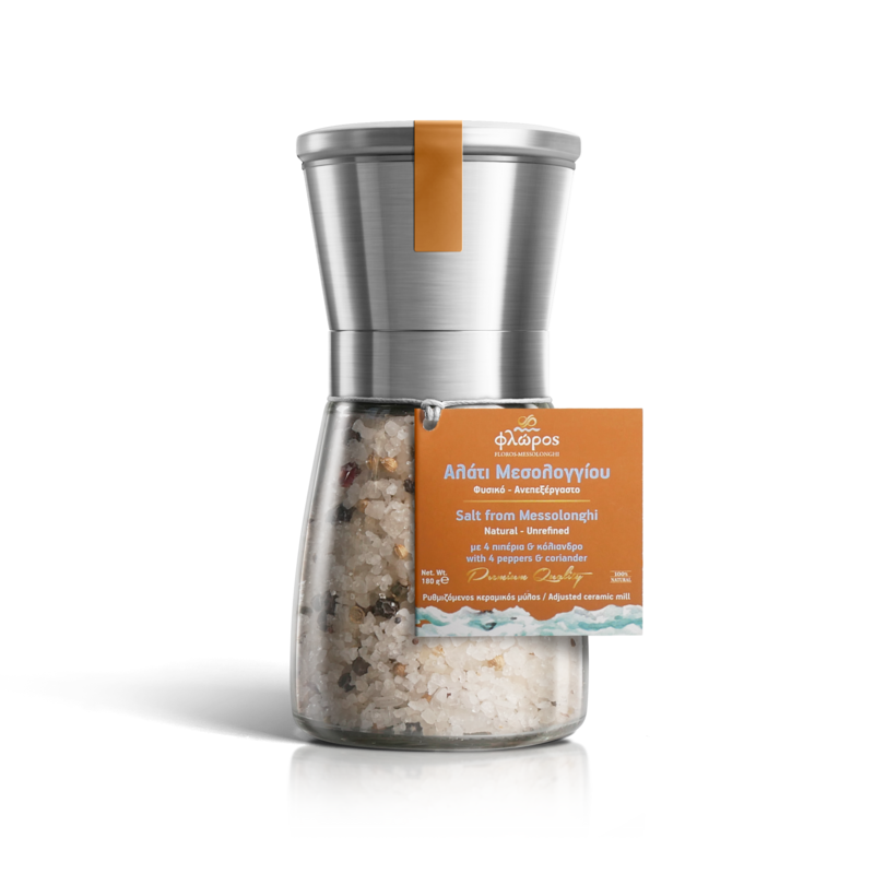 Meersalz mit 4 Pfefferschoten und Koriander 180 gr.