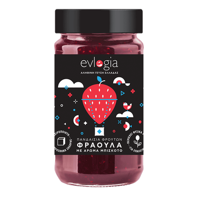 Erdbeeraufstrich mit Keksaroma