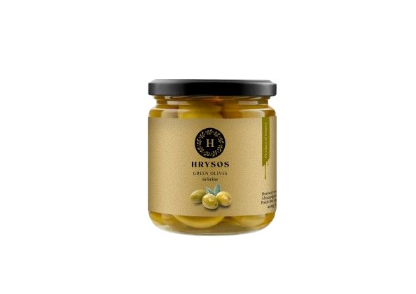 Grüne Oliven in Salzlake, 380gr