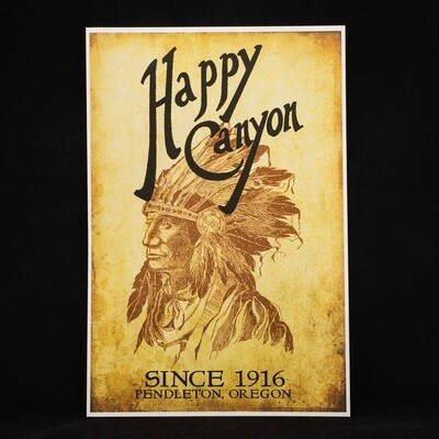 12x18 Happy Canyon Poster