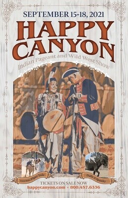 2021 Happy Canyon Poster